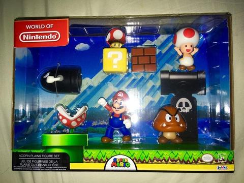 World Of Nintendo Super Mario Bros Set Jakks original nuevo sellado fabrica