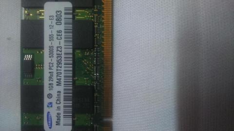 MEMORIA RAM DDR2 1GB LAPTOP