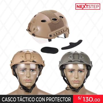 Casco Táctico con Visor