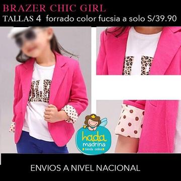 Casaca blazer sport elegante talla 4 forrado