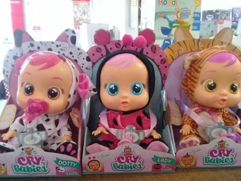 MUÑECAS LAGRIMITAS LLORAN DE VERDAD Baby Cry CAJA SELLADAS IMPORTADA