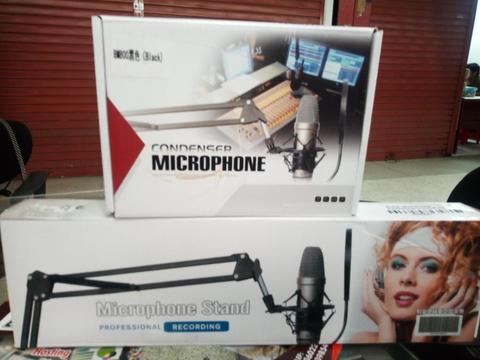 Microfono Condesador Kit Completo Profesional Calidad
