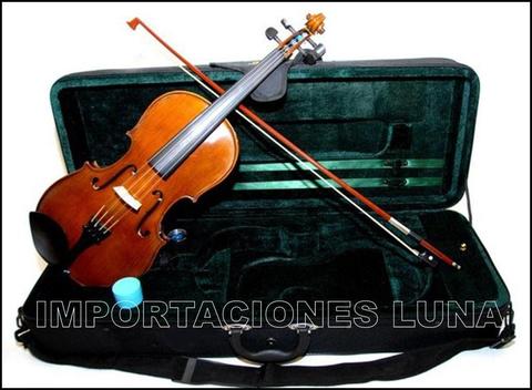 Estuche rectangular con medidor de violin