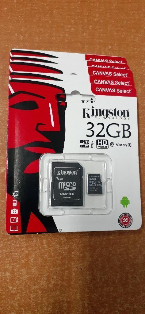 Memoria Micro-sd Kingston 32 Gb Clase 10