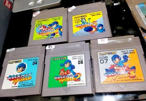 Rockman World 1,2,3,4 y 5 / Megaman - Gameboy