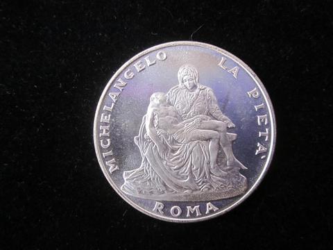 Moneda Italiana color plata