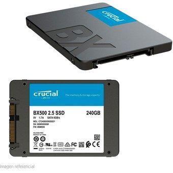 Disco SSD 240gb Crucial Bx500 2.5 (Nuevo)