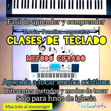 Clases de Organo Y Piano Metodo Cifrado