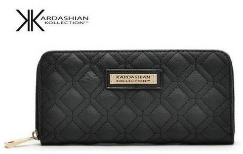 Billetera mujer Kardashian Kollection negro