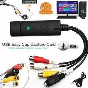 Adaptador capturador video Easy Cap Usb 2.0 nuevo