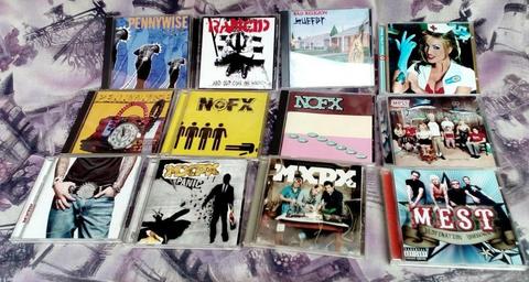 Nofx,Mxpx,Pennywise,Blink182,Rancid,Mest,Bad Religion, cds originales