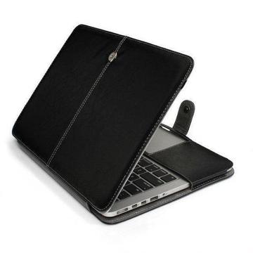 OFERTA.!!. Protector de cuero para MacBook color negro