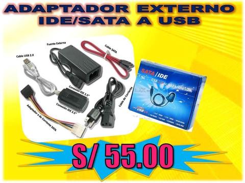 ADAPTADOR EXTERNO IDE/SATA A USB