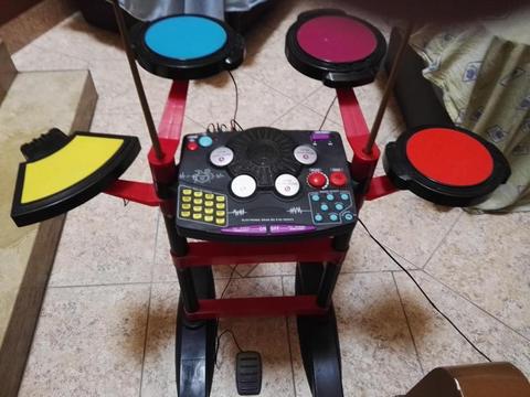 bateria y consola DJ para niños