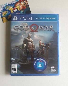 PS4 GOD OF WAR 4 NUEVO SELLADO PLAY STATION 4 TIENDATOPMK