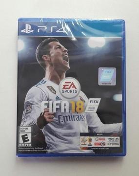 PS4 FIFA 2018, SELLADO NUEVO, PLAY STATION 4, TIENDATOPMK