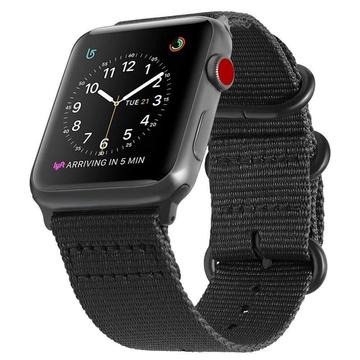 Correa Apple Watch Nylon Series 2 3 4 42mm 44mm colores 2019 negro, Tienda C. Comercial