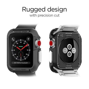 Case spigen rugged armor para Apple Watch Series 2 3 38mm, Tienda C. Comercial