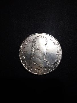 Moneda 8 Reales Ceca Potosi Año 1822