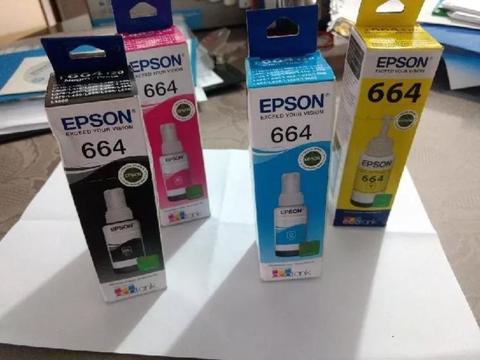 Vendo Tintas Epson 664. Originales