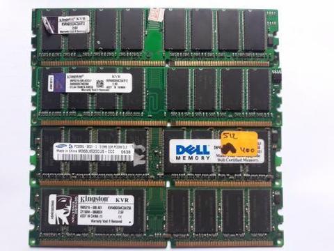 MEMORIAS DDR1 CAPACIDAD 1GB