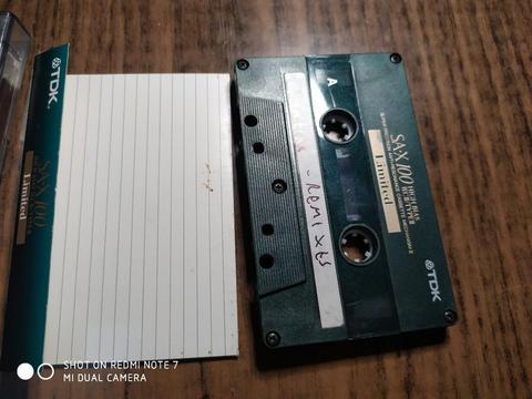 Cassette Tdk Sax Limited 100