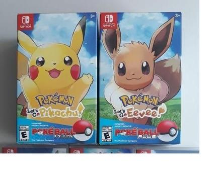 POKEMON LETS GO PIKACHU/ EEVEE POKEBOLA, NINTENDO SWITCH, TIENDATOPMK
