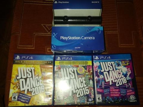 Cámara Ps4 V2 Mas Just Dance 15,16 Y 18