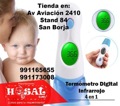 TENEMOS TIENDA 991165655 Termómetro Digital Infrarrojo Contacto Y Oído Bebé IMPORTACIONES HOSAL