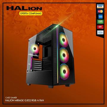 Case Gamer Halion Mirage RGB 4 Fan