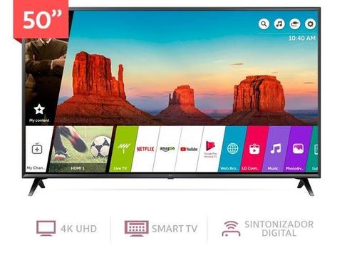 Tv Led LG 50 Smart 50UK6300 Ultra HD 4K Model. 2018 Negro / Dalthron S.A.C