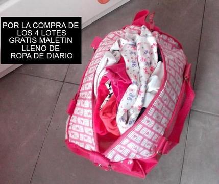 REMATE de lotes de ropa para bebe niña hasta 24 meses