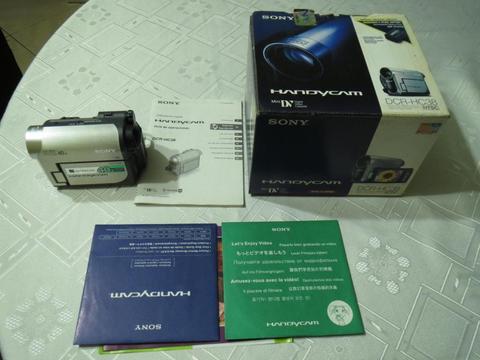 filmadora sony handycam mini dv DCRH38