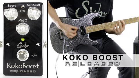 KOKOBOOST RELOADED de SUHR, pedal analogo de guitarra