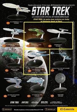 Naves Star Trek - Coleccion Del Comercio