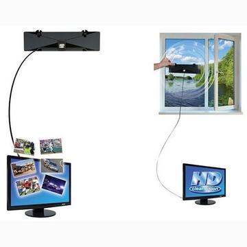 Antena TV interior digital 1080hp HDTV, HD,VHF, UHF, FM. Plana.(BC Master)