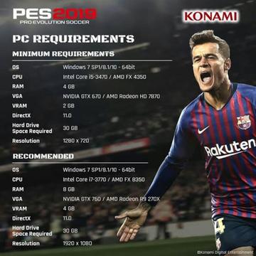 Vendo Pes2019 para Pc