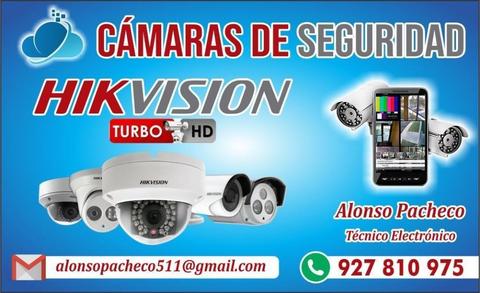 Instalación de Cámaras de Seguridad Hik