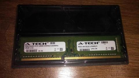 MEMORIA RAM DE 2GB DDR3