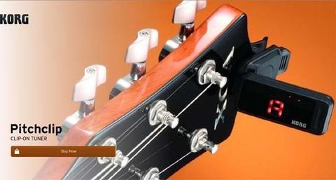 Korg Afinador guitarra bajo Clip pc1 Cromatico nuevo