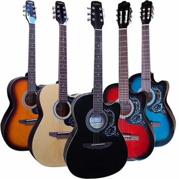 guitarra acustica de colores para niños y adultos