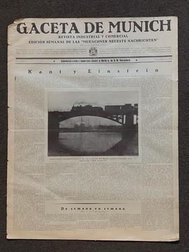 Revistas Semanal Gaceta de Munich 1923