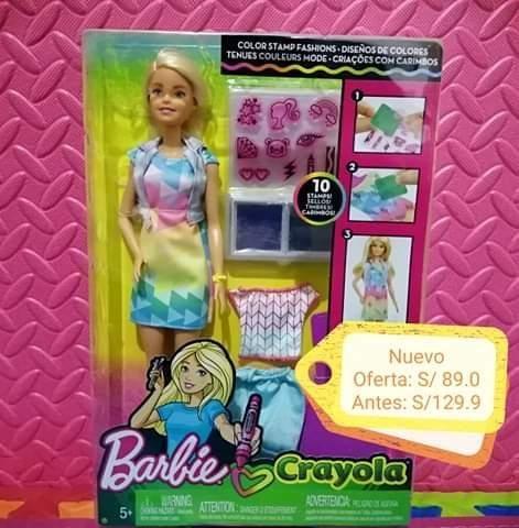 Barbie Crayola 100 ORIGINAL