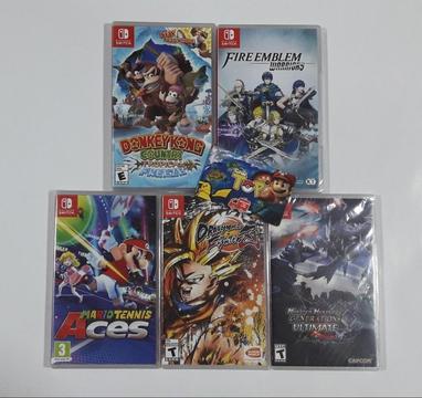 NINTENDO SWITCH, DONKEY KONG, FIRE EMBLEM, MARIO TENNIS, TIENDATOPMK