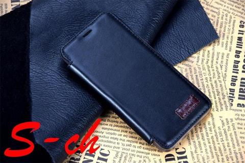 Flip Cover case cuero sintetico tarjetero Huawei Y6