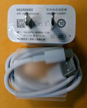 Cargador Y Cable Tipo C Original Huawei P9, P9 Lite, Carga Rapida 9 Voltios 2 Ampe Oferta