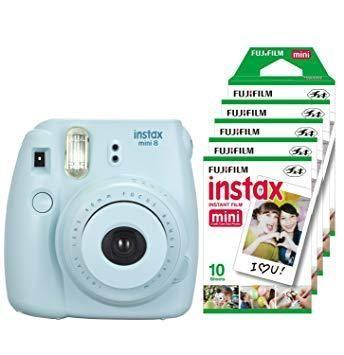 Camara Instax Mini 8 Color Celeste Pastel