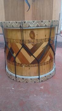 RARO! Tambor Marabaixo Bateria Drums Indigena de la Amazonia Brasilena