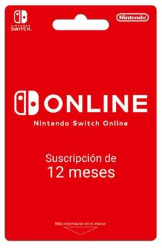 Nintendo Switch Online 12 Meses