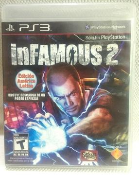 infamous 2 ps3 play station 3 comas megaplaza